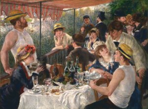 Luncheon of the Boating Party by Pierre-Auguste Renoir Oil Painting