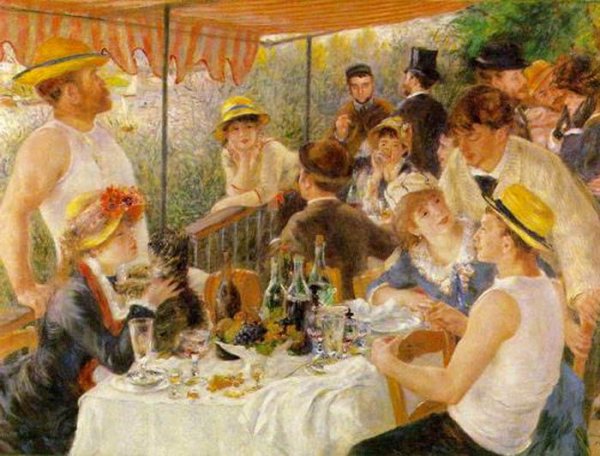 Main Product Photo of Luncheon of the Boating Party Painting by Pierre-Auguste Renoir