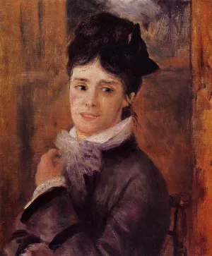 Madame Claude Monet by Pierre-Auguste Renoir - Oil Painting Reproduction