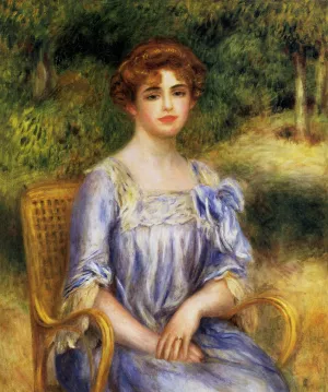 Madame Gaston Bernheim de Villers nee Suzanne Adler painting by Pierre-Auguste Renoir