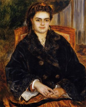 Madame Marie Octavie Bernier Oil painting by Pierre-Auguste Renoir