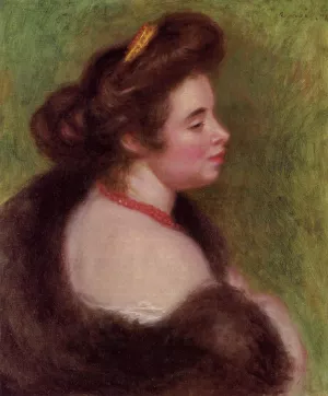 Madame Maurice Denis nee Jeanne Boudot painting by Pierre-Auguste Renoir