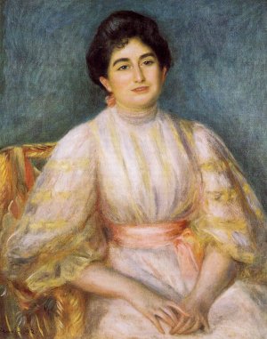 Madame Paul Gallimard nee. Lucie Duche Oil painting by Pierre-Auguste Renoir