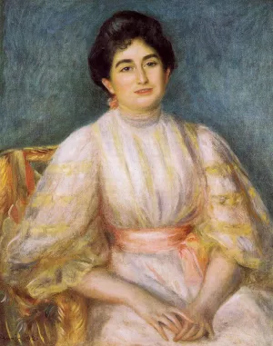 Madame Paul Gallimard nee. Lucie Duche painting by Pierre-Auguste Renoir