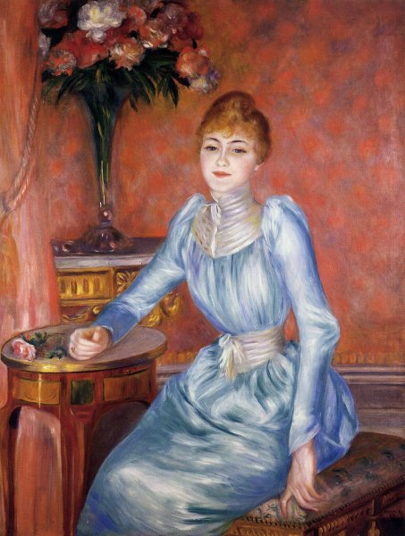 Madame Robert de Bonnieres by Pierre-Auguste Renoir - Hand-Painted Oil Painting Reproduction