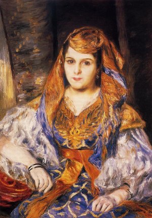 Madame Stora in Algerian Dress Oil painting by Pierre-Auguste Renoir