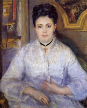Madame Victor Chocquet by Pierre-Auguste Renoir Oil Painting