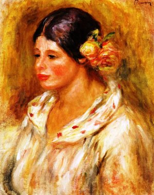 Madeleine's Head by Pierre-Auguste Renoir Oil Painting