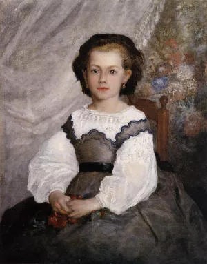Mademoiselle Romaine Lacaux by Pierre-Auguste Renoir - Oil Painting Reproduction