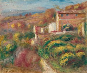 Maison De La Poste by Pierre-Auguste Renoir Oil Painting
