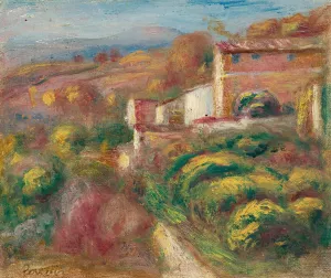 Maison De La Poste by Pierre-Auguste Renoir Oil Painting