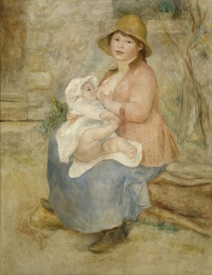 Maternity by Pierre-Auguste Renoir Oil Painting