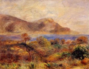 Mediteranean Landscape by Pierre-Auguste Renoir Oil Painting
