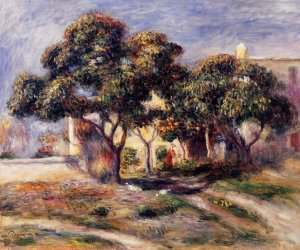 Medlar Trees, Cagnes by Pierre-Auguste Renoir Oil Painting