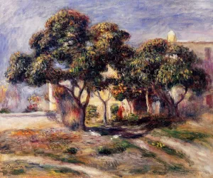Medlar Trees, Cagnes by Pierre-Auguste Renoir - Oil Painting Reproduction