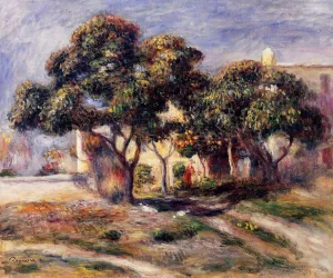 Medlar Trees, Cagnes by Pierre-Auguste Renoir Oil Painting