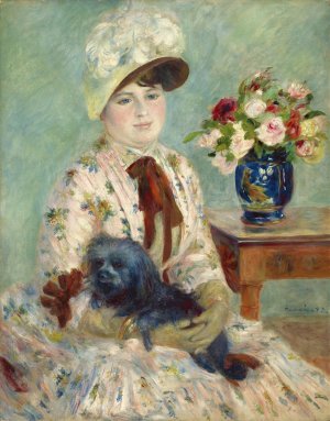 Mlle Charlotte Berthier by Pierre-Auguste Renoir Oil Painting