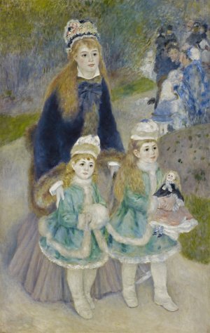 Mother and Children by Pierre-Auguste Renoir Oil Painting