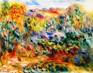 Mountainous Landscape by Pierre-Auguste Renoir Oil Painting