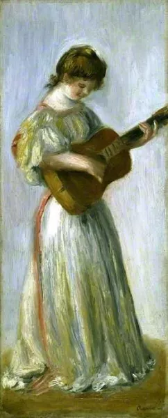 Music painting by Pierre-Auguste Renoir
