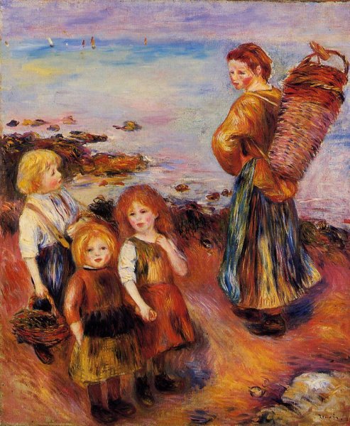 Mussel Fisherman by Pierre-Auguste Renoir - Hand-Painted Oil Painting Reproduction