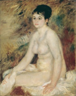 Nach dem Bade by Pierre-Auguste Renoir Oil Painting