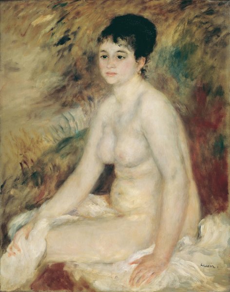 Nach dem Bade  by Pierre-Auguste Renoir - Hand-Painted Oil Painting Reproduction