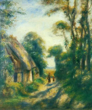 Near Berneval by Pierre-Auguste Renoir Oil Painting