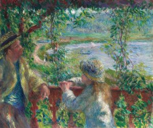 Near the Lake by Pierre-Auguste Renoir Oil Painting