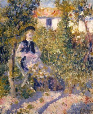 Nini in the Garden by Pierre-Auguste Renoir Oil Painting