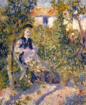 Nini in the Garden by Pierre-Auguste Renoir Oil Painting