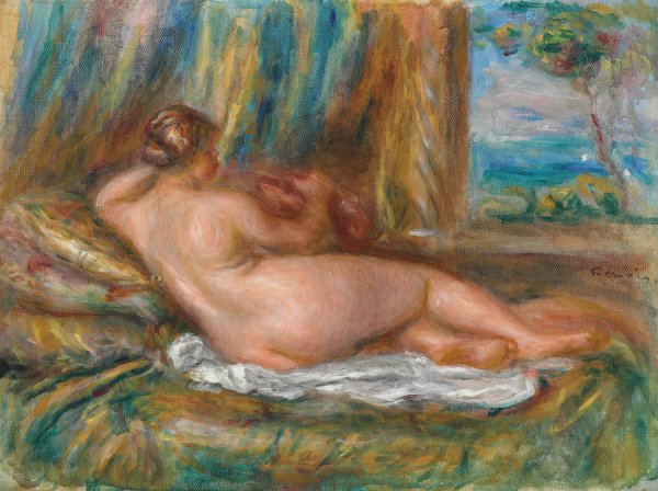 Nu couche  by Pierre-Auguste Renoir - Hand-Painted Oil Painting Reproduction