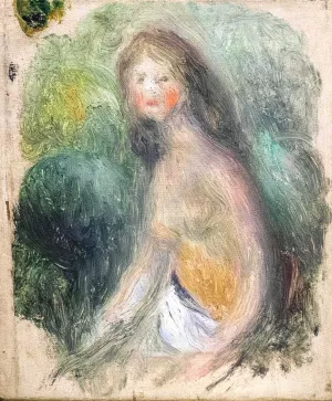 Nu d'adolescence painting by Pierre-Auguste Renoir