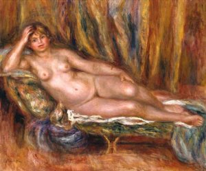 Nude on a Couch by Pierre-Auguste Renoir Oil Painting