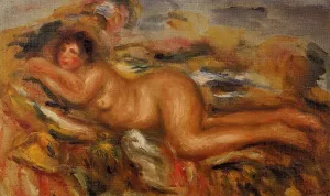 Nude on the Grass by Pierre-Auguste Renoir Oil Painting