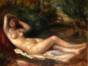 Nude Study II by Pierre-Auguste Renoir Oil Painting