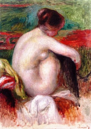 Nude Study by Pierre-Auguste Renoir Oil Painting