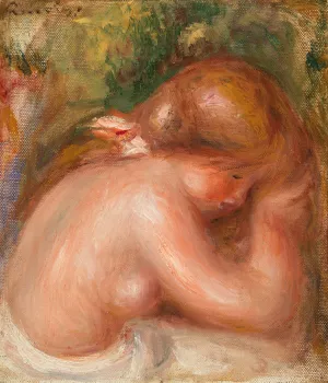 Nude Torso of Young Girl by Pierre-Auguste Renoir Oil Painting