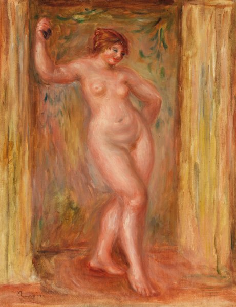 Main Product Photo of Nude with Castanets  Painting by Pierre-Auguste Renoir