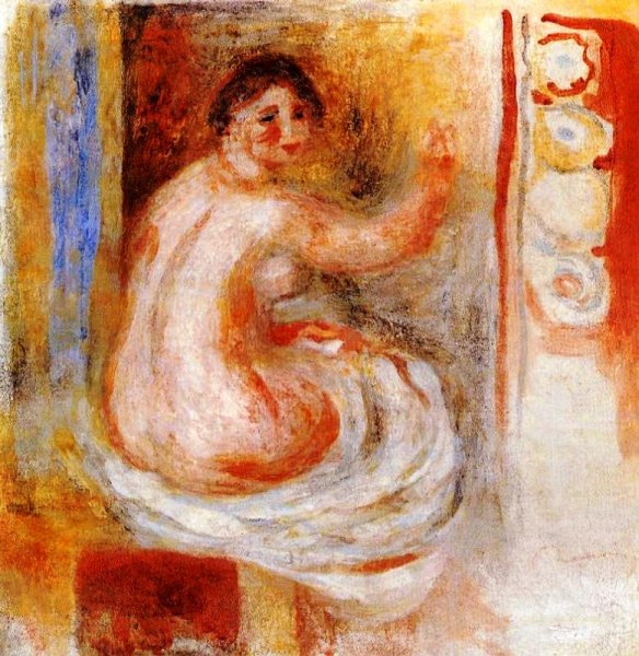 Nude by Pierre-Auguste Renoir - Hand-Painted Oil Painting Reproduction