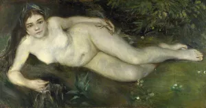 Nymph by a Stream by Pierre-Auguste Renoir Oil Painting