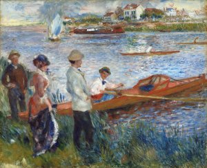 Oarsmen at Chatou by Pierre-Auguste Renoir Oil Painting
