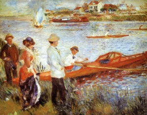 Oarsmen at Chatou by Pierre-Auguste Renoir - Oil Painting Reproduction