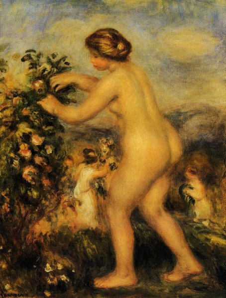 Ode to Flowers after Anacreon by Pierre-Auguste Renoir - Hand-Painted Oil Painting Reproduction
