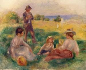 Party in the Country at Berneval by Pierre-Auguste Renoir - Oil Painting Reproduction
