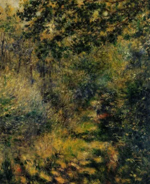 Path Through the Woods by Pierre-Auguste Renoir - Oil Painting Reproduction