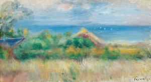 Paysage avec fond de mer by Pierre-Auguste Renoir Oil Painting