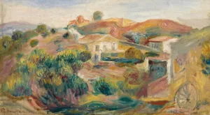 Paysage Avec Maisons by Pierre-Auguste Renoir Oil Painting