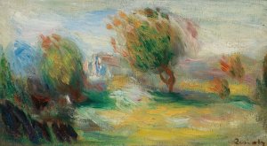 Paysage by Pierre-Auguste Renoir Oil Painting