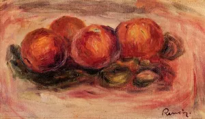 Peaches and Almonds by Pierre-Auguste Renoir Oil Painting